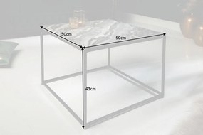 Konferenčný stolík Elements 50cm mramorová šedá