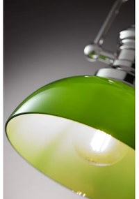 Jupiter 2071 - Luster na tyči PLATINO 1xE27/15W/230V zelená/lesklý chróm