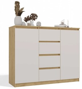 Komoda Musecalo 8 (dub artisan + kašmír). Akcia -20%. Vlastná spoľahlivá doprava až k Vám domov. 1132843