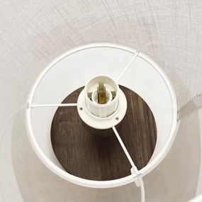 Brilagi - LED  Prisadený luster ANTHONY 1xE14/60W/230V dub orech/biela