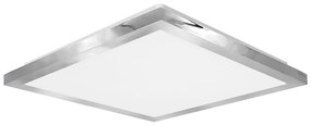 Top Light -LED Kúpeľ. stropné svietidlo SILVER LED/10W/230V IP44 28x28 cm chróm