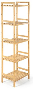 G21 Bambusová policová jednotka, 5 políc, 5 poschodí