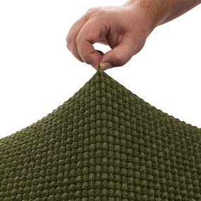 Super strečové poťahy NIAGARA zelená stoličky 2 ks (40 x 40 cm)