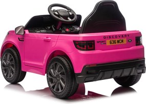 LEAN CARS Elektrické autíčko Land Rover Discovery DLS-K06 ružové