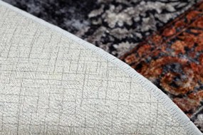 Koberec MIRO 51186.808 Rozeta, ramka - granát / medený