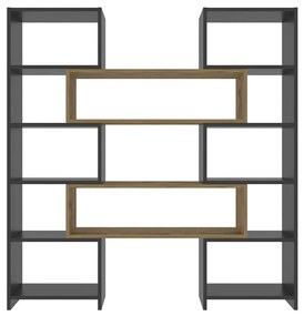 Knižnica Poyraz Black and Oak