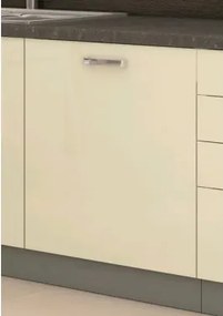 Dolná kuchynská skrinka Karmen 60D, 60 cm, šedá/krémová%