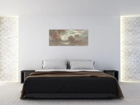Obraz - John Constable, Cloud Study Stormy Sunset, reprodukcia (120x50 cm)