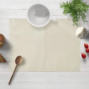 Biante Zamatové prestieranie na stôl Velvet Prémium SVP-003 Smotanové 30x40 cm