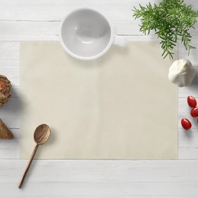 Biante Zamatové prestieranie na stôl Velvet Prémium SVP-003 Smotanové 30x40 cm