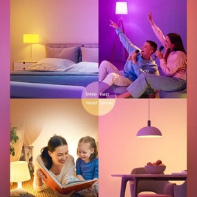 Govee - LED RGBWW Stmievateľná žiarovka Smart E27/12W/230V 2700-6500K Wi-Fi