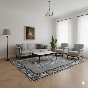 DC Koberec PP 280 sivá Rozmer: 140×190 cm