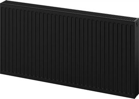 Mexen, Panelový radiátor Mexen C22 600 x 1600 mm, bočné pripojenie, 2644 W, čierny - W422-060-160-70