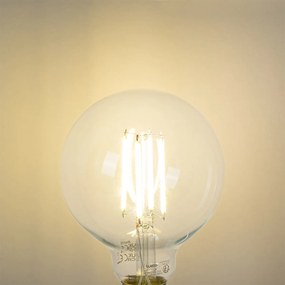 Sada 5 LED žiaroviek E27 G95 číre 2,2 W 470 lm 2700 K