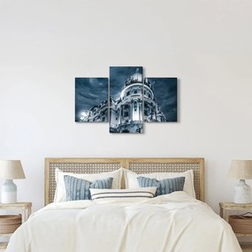 Obraz architektúry v tme (90x60 cm)