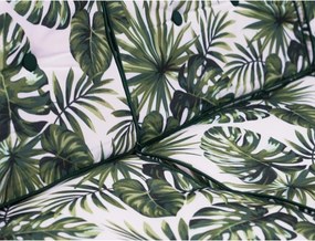 RAMIZ Veľká záhradná hojdačka so strieškou a vankúšmi 2x1 listy