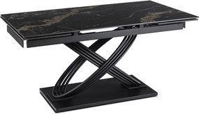 Keramický rozkladací stôl IBIZA 160-240 cm čierny
