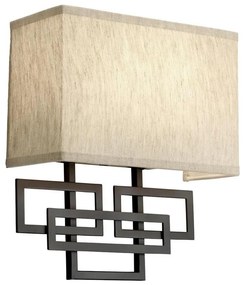 Hinkley HK-LANZA2 - Nástenné svietidlo LANZA 2xE14/40W/230V bronzové