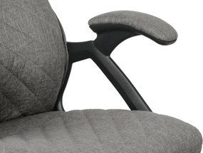 Kancelárska stolička Lineus, šedá tkanina