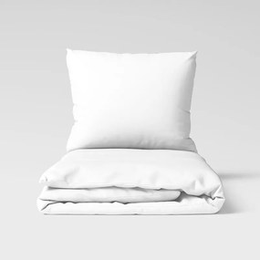 Bavlnené posteľné obliečky biele