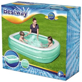 Bestway veľký nafukovací bazén 201x150x51cm 54005