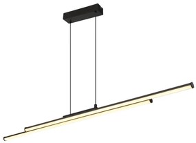 Globo 67342-24H - LED Luster na lanku KIRINA LED/24W/230V 3000K čierna