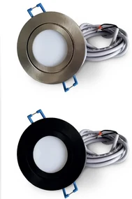 Svetlo do parnej sauny LED farebné Ø 84mm