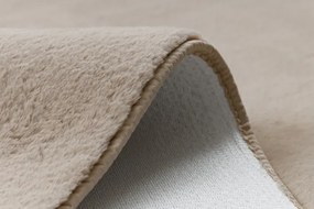 Protišmykový koberec POSH Shaggy camel, béžový plyš