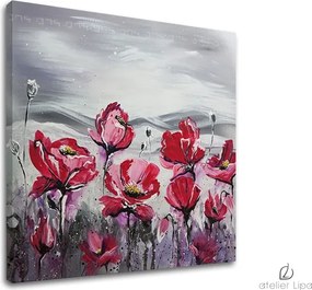 Autorská reprodukcia na plátne KVETY