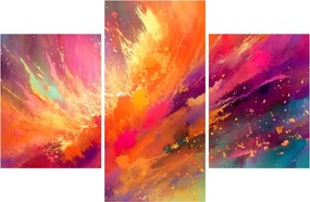 Obraz - Dynamická abstrakcia (90x60 cm)