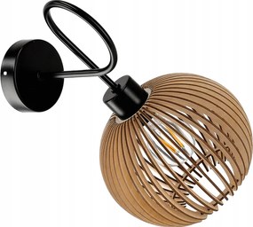 LED stropná lampa LOFT Wraparound 1xE27 Drevená