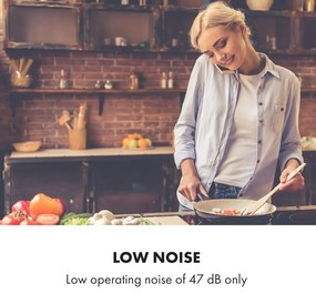 Klarstein Balzac Silent 60, digestor, 60 cm, nástenný, 604 m³/h, A, dotykové ovládanie, nehrdzavejúca oceľ