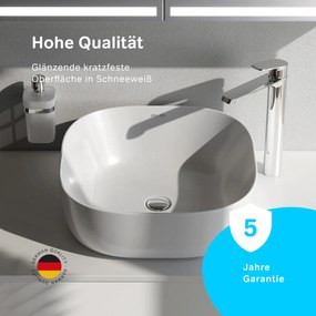 Pultové umývadlo 43 AM.PM Func MFAWCC30430WG biele lesklé