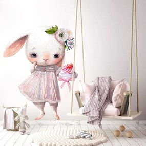 Gario Detská nálepka na stenu Roztomilý zajačik Rozmery: 100 x 78 cm