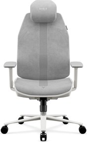 Ergonomická kancelárska stolička, svetlosivá: Diablo V-Flash Light Grey