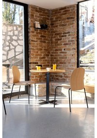 Stohovateľné jedálenské stoličky v súprave 2 ks v dekore duba v prírodnej farbe Book – Gazzda