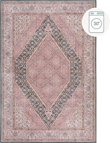 Ružový prateľný koberec 115x170 cm Briony Traditional – Flair Rugs