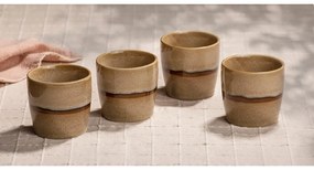 Svetlohnedé porcelánové hrnčeky na espresso v súprave 4 ks 350 ml Haven – Ladelle