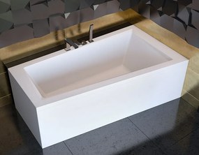 Besco Akrylátová asymetrická vaňa Intima 150x85 (160x90) BESCO-Rozmery: 150x85, BESCO-Farba: Biela, BESCO-Orientácia: Pravá
