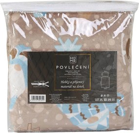 HOME ELEMENTS Mikroflanelové obliečky na jednolôžko, Škriatkovia