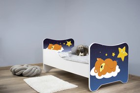 TOP BEDS Detská posteľ Happy Kitty 160x80 Medvedík