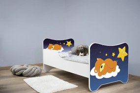 TOP BEDS Detská posteľ Happy Kitty 140x70 Medvedík