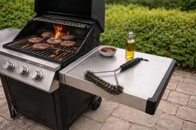 Čistiaca kefa na gril BestBerg BBBQ-10GB / čierna