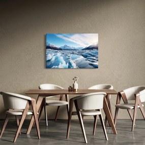 Obraz - Ľadovcové útvary (90x60 cm)