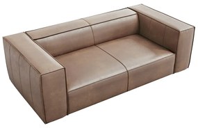 Svetlohnedá kožená pohovka 212 cm Madame - Windsor &amp; Co Sofas