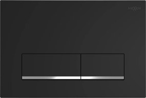 Mexen Fenix 12, splachovacie tlačidlo pre Mexen modul, čierna matná-chrómová, 601203