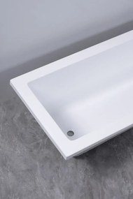 Erga Pureline-S, vaňa 1700x700x400 mm bez nožičiek, biela lesklá, ERG-V07-PURELINE-S-170x070-WH