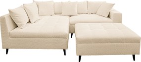 XXXLutz ROHOVÁ SEDAČKA, textil, béžová MID.YOU - Sedačky - 001628000315