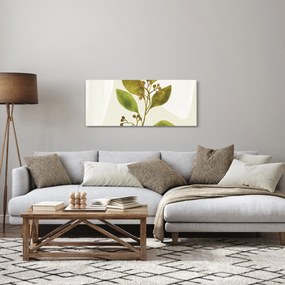 Obraz - Akvarelová vetvička N⁰1 (120x50 cm)