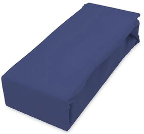 Plachta jersey s gumičkou 140x200 granátová